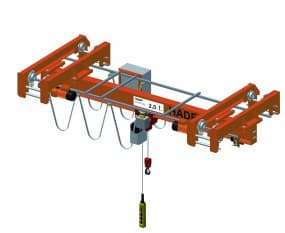 Кран мостовой пневматический подвесной тип EDDD Кран мостовой пневматический подвесной тип EDDD 10,0 т пролет 3-15 м